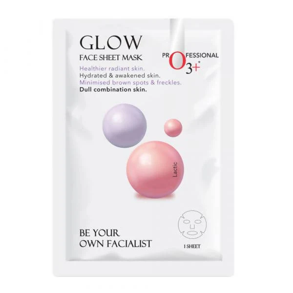 O3 + GLOW FACE SHEET MASK GEALTHIER RADIANT SKIN
