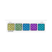 SHOPAAREL Sparkle 5 Color Eyeshadow Palette | Highly Pigmented Shimmer & Glitter Shades | Long Lasting, Blendable Eye Makeup | Compact Travel Friendly Eye Shadow Kit for Women