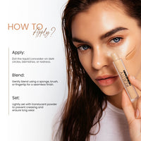 KEAUTY BEAUTY LONG-WEAR FULL COVERAGE CONCEALER