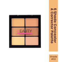 KEAUTY BEAUTY 6 SHADE CONCEALER & CORRECTOR PALETTE