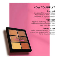KEAUTY BEAUTY 6 SHADE CONCEALER & CORRECTOR PALETTE