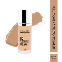 KEAUTY BEAUTY HD PHOTOGENIC FULL COVERAGE BIG SIZE CONCEALER 30ML