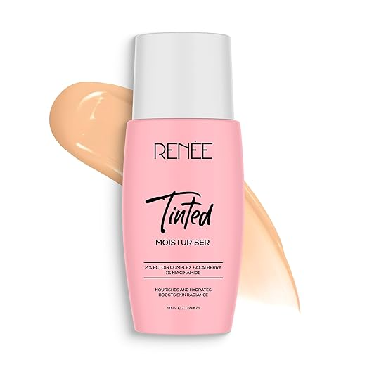 RENEE TINTED MOISTURISER NOURISHES AND HYDRATES BOOSTS SKIN RADIANCE 2% ECTOIN COMPLEX + ACAI BERRY 1% NIACINAMIDE