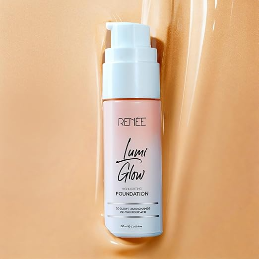RENEE LUMI GLOW HIGHLIGHTING FOUNDATION 3D GLOW | 3% NIACINAMIDE 1% HYALURONIC