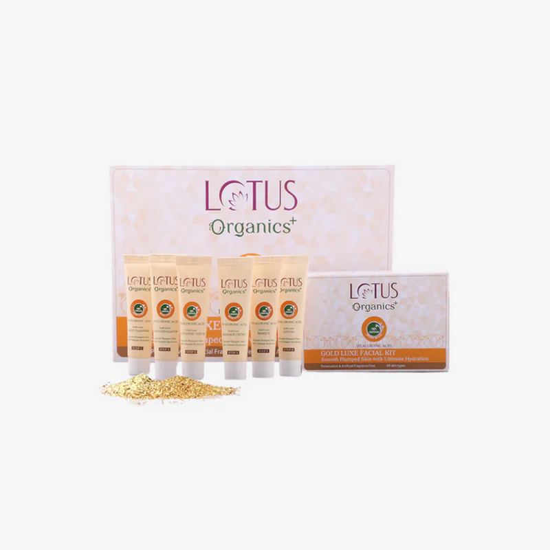 LOTUS ORGANICS + GOLD LUXE FACIAL KIT