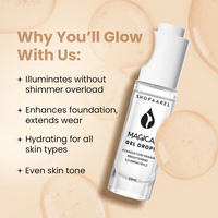 SHOPAAREL MAGICAL GEL DROPS FOUNDATION PRIMER BRIGHTENING ILLUMIN TRICE 20ML