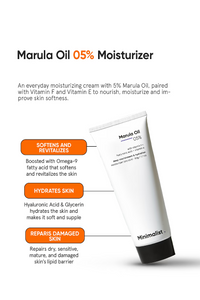 MINIMALIST MARULA OIL 05% MOISTURIZER WITH VITAMIN F + VITAMIN E + HYALURONIC ACID 50G