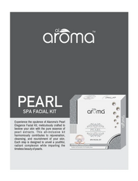 AROMA Pearl Spa Facial Kit – Skin Polishing & Brightening Facial Treatment for a Luminous Glow
