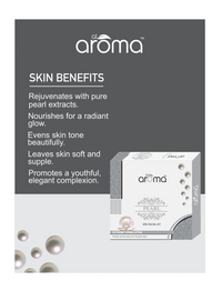 AROMA Pearl Spa Facial Kit – Skin Polishing & Brightening Facial Treatment for a Luminous Glow