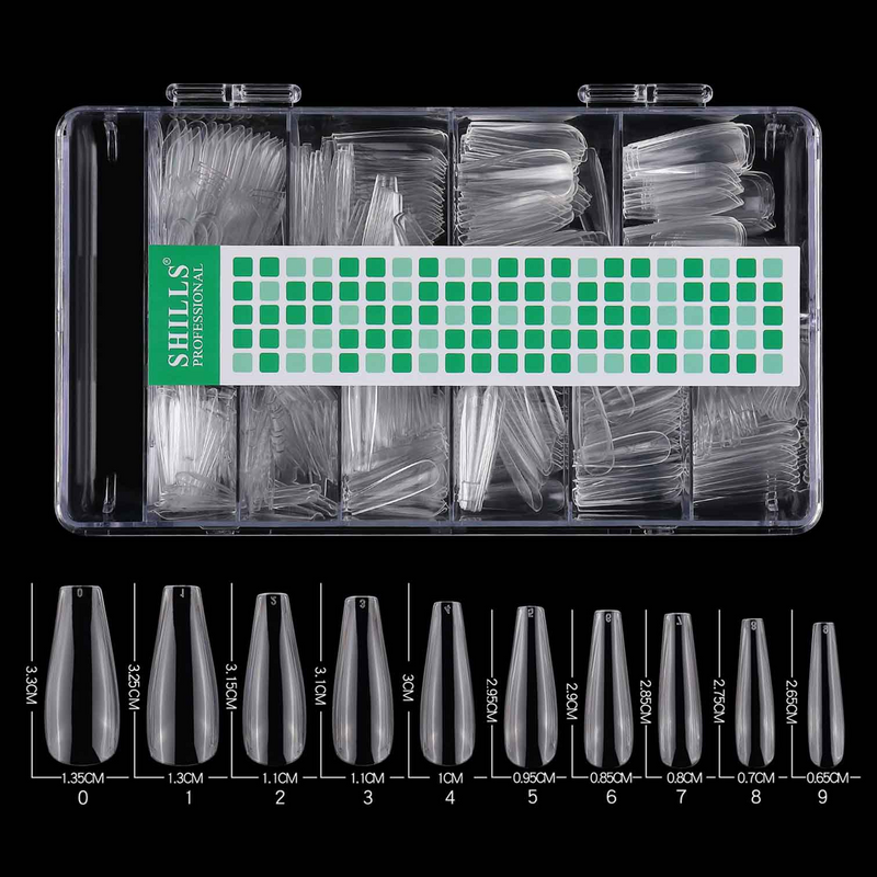 SHILLS PROFESSIONAL PT 10-CLEAR T-SHAPE TIPS
