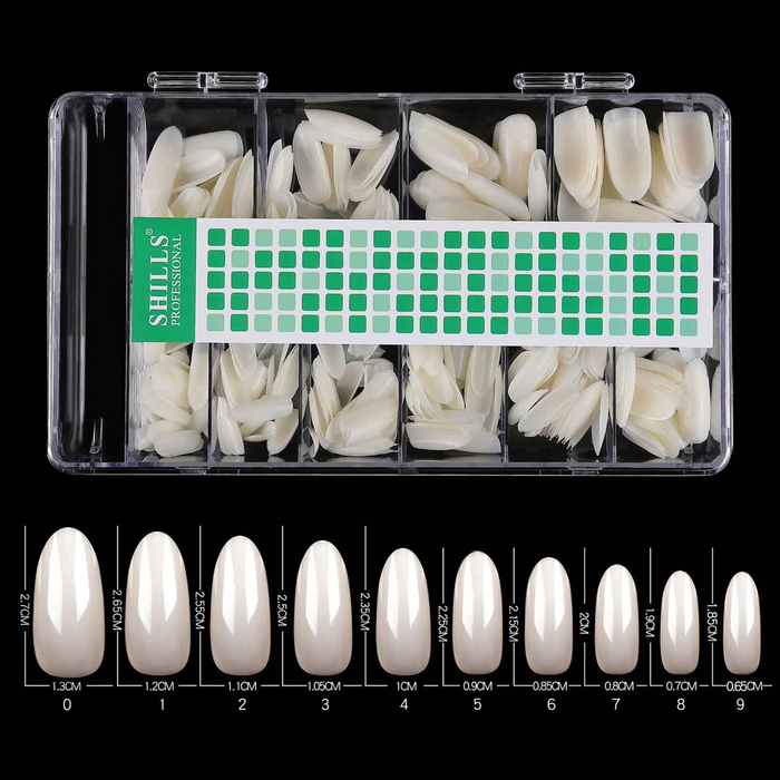 SHILLS PROFESSIONAL OVAL TIPS NATURAL PT11