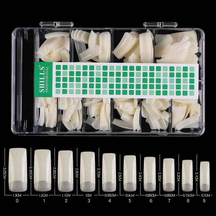 SHILLS PROFESSIONAL TIP BOX PT13-NATURAL & CLEAR