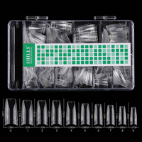 SHILLS PROFESSIONAL PT14-CLEAR FRENCH TIPS 500PCS