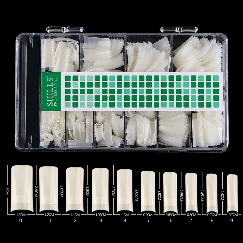 SHILLS Soft Gel French Square Tips-PT30