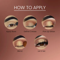 SHOPAAREL Photoready Eye Glitter Shimmer and Shine Finely Pressed and Highly Pigmented Eye Shadow Colors Shimmery Finish