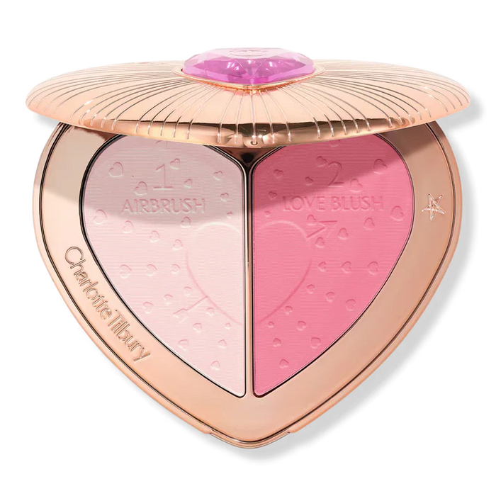 CHARLOTTE TILBURY BEAUTY SOULMATES FACE PALETTE-PILLOW TALK FLAWLESS PINK