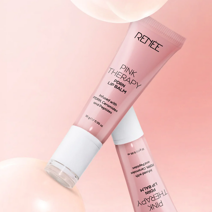 RENEE Pink Therapy PDRN Overnight Lip Repairing & Moisturising Lip Balm For Dry & Chapped Lips, 10g