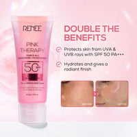 RENEE PINK THERAPY SUNSCREEN + MOISTURIZER