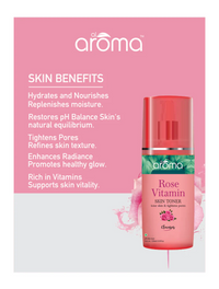 AROMA ROSE VITAMIN SKIN TONER 120ML