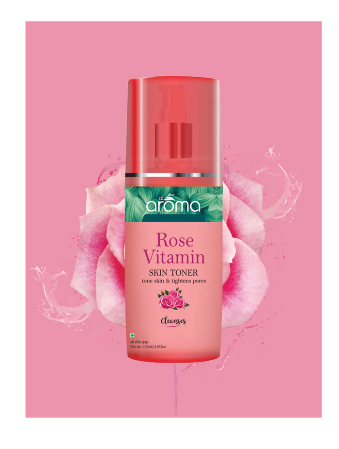 AROMA ROSE VITAMIN SKIN TONER 120ML