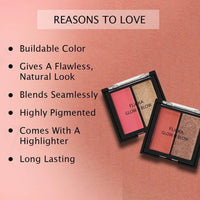 FLICKA GLOW N BLOW - BLUSHER & HIGHLIGHTER