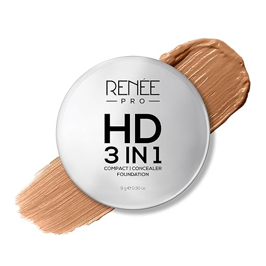 RENEE PRO HD 3 IN 1 COMPACT CONCEALER FOUNDATION