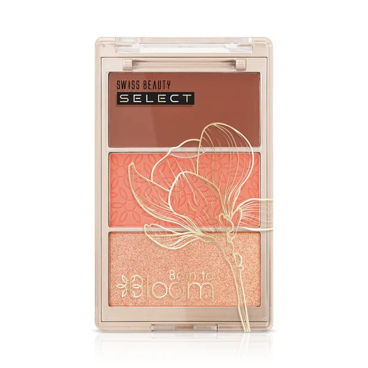 SWISS BEAUTY SELECT BORN TO BLOOM BLUSH + HIGHLIGHTER