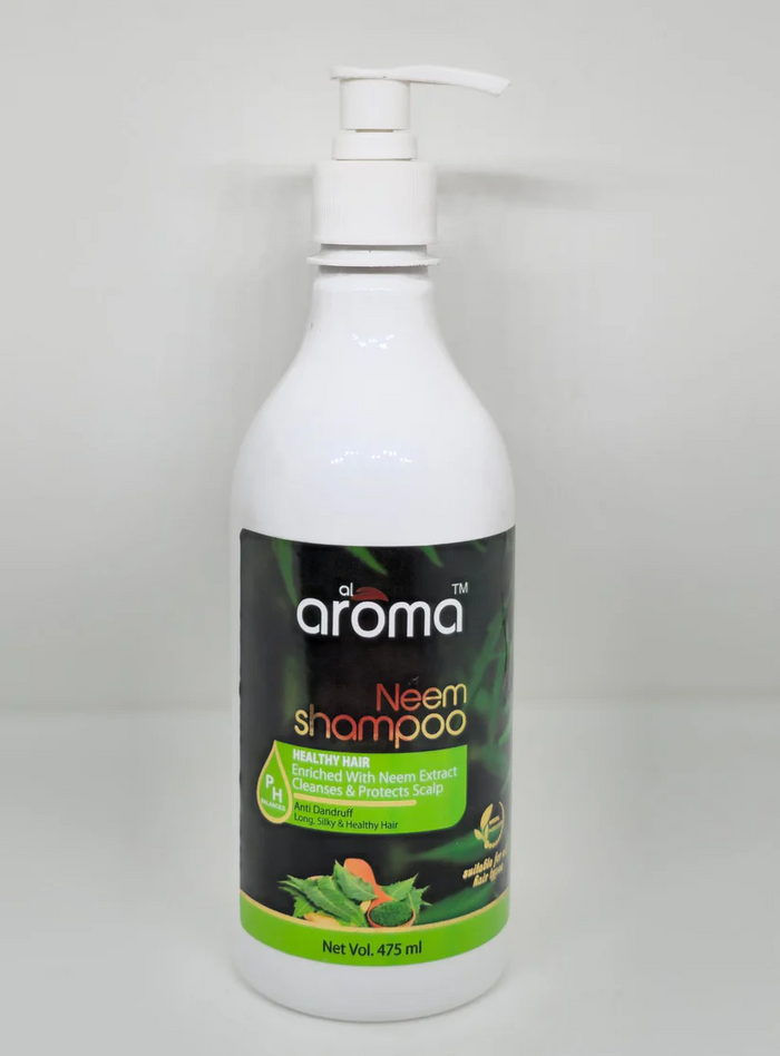 AROMA Neem Shampoo – Anti-Dandruff & Scalp Purifying Herbal Cleanser for Healthy Hair