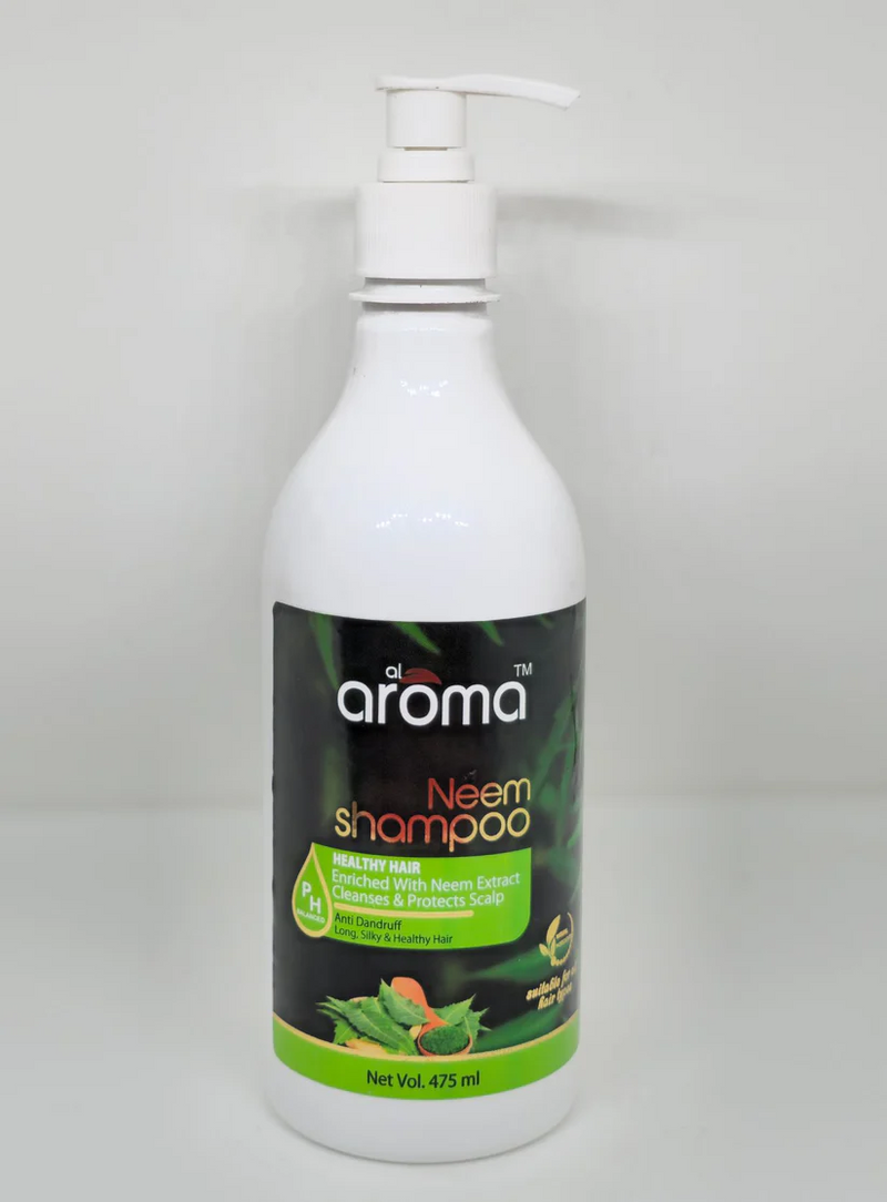 AROMA Neem Shampoo – Anti-Dandruff & Scalp Purifying Herbal Cleanser for Healthy Hair