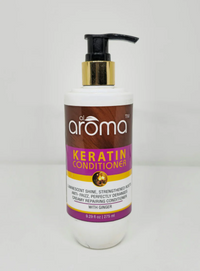 AROMA Keratin Conditioner – Smoothing & Strengthening Conditioner for Frizz-Free, Silky Hair