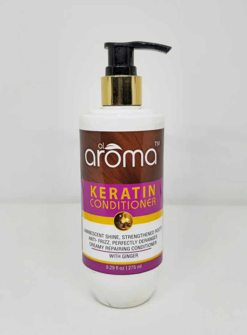 AROMA Keratin Conditioner – Smoothing & Strengthening Conditioner for Frizz-Free, Silky Hair