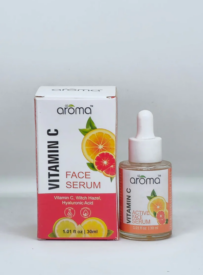 AROMA Vitamin C Face Serum – Brightening & Anti-Pigmentation Serum for Glowing, Even-Toned Skin 100ML