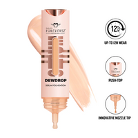Daily Life Forever52 Dewdrop Serum Hydrating Foundation with Hyaluronic Acid & Kiwi Extract | Lightweight Serum Texture | Satin Finish | 12H Wear 15ML