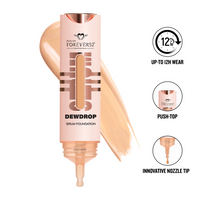 Daily Life Forever52 Dewdrop Serum Hydrating Foundation with Hyaluronic Acid & Kiwi Extract | Lightweight Serum Texture | Satin Finish | 12H Wear 15ML