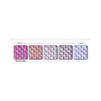 SHOPAAREL Sparkle 5 Color Eyeshadow Palette | Highly Pigmented Shimmer & Glitter Shades | Long Lasting, Blendable Eye Makeup | Compact Travel Friendly Eye Shadow Kit for Women