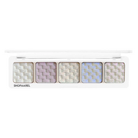 SHOPAAREL Sparkle 5 Color Eyeshadow Palette | Highly Pigmented Shimmer & Glitter Shades | Long Lasting, Blendable Eye Makeup | Compact Travel Friendly Eye Shadow Kit for Women