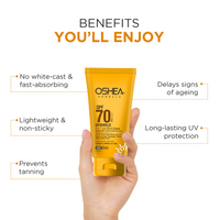 OSHEA HERBALS SPF70 PA+++ UVSHIELD 9 IN 1 SUN BLOCK CREAM 60G