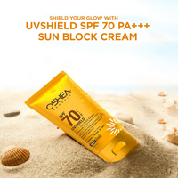 OSHEA HERBALS SPF70 PA+++ UVSHIELD 9 IN 1 SUN BLOCK CREAM 60G