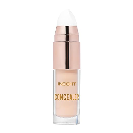 INSIGHT Professional Concealer - Toffee Rush | Radiant Finish | High-Coverage, Waterproof & Long-Lasting Formula | Infused with Vitamin E & Shea Butter | Suitable for All Skin Types - 8g