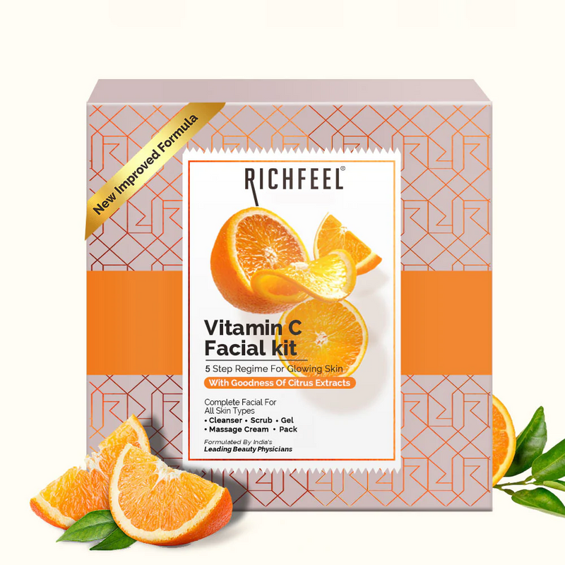Richfeel Brightening Facial Kit Enriched With Vitamin C 30gm ( BUY 1 GET 1 OFFER )
