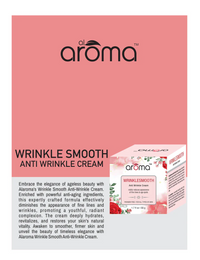 AROMA Wrinkle Smooth Anti-Wrinkle Cream – Firming & Age-Defying Cream with Retinol & Collagen Boosters