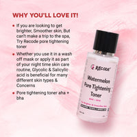 Recode Watermelon Pore Tightening Toner - 100 ML