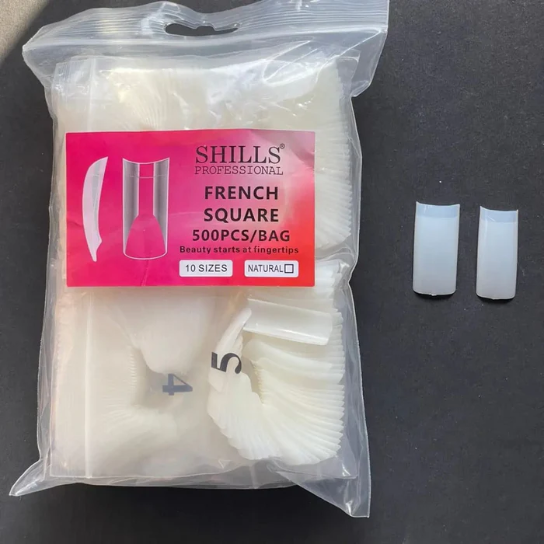 SHILLS PROFESSIONAL FRENCH SQUARE 500PCS GAB-NATURAL