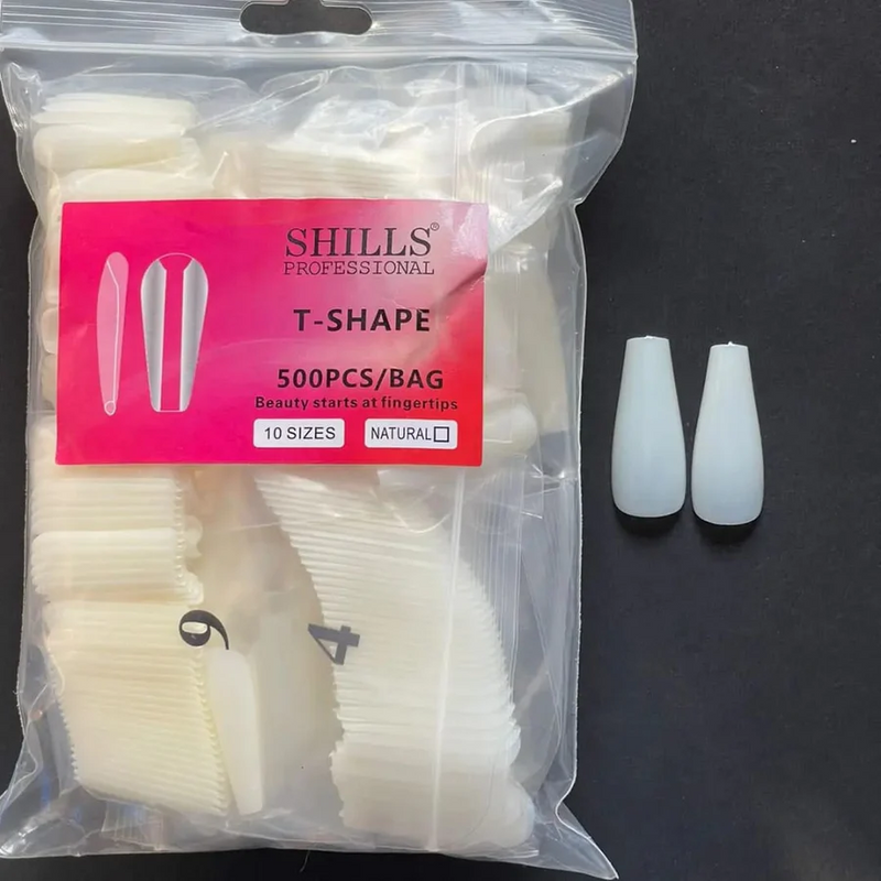 SHILLS PROFESSIONAL T-SHAPE 500PCS BAG-NATURAL