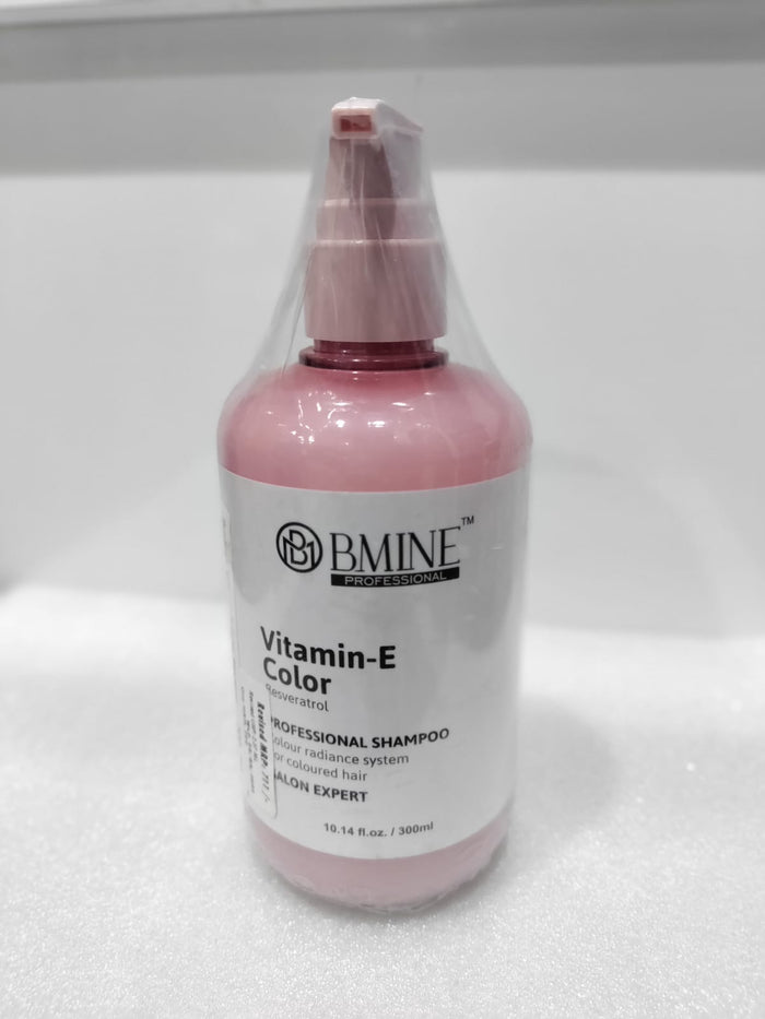 BMINE PROFESSIONAL VITAMIN-E COLOR RESVERATROL SHAMPOO SALON EXPERT 300ML