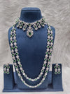 WEDDING JEWELLERY SET ELEGANT AMERICAN DIAMOND NECKLACE SET