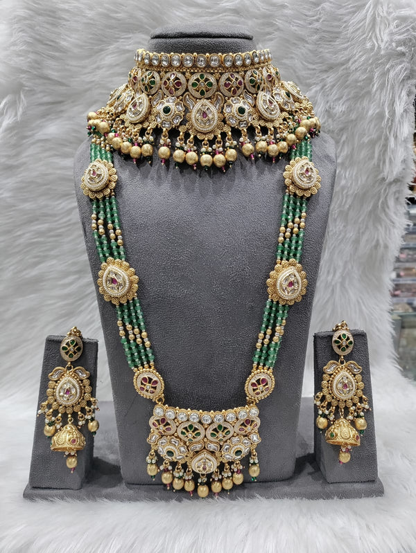 KUNDAN TRADITIONAL BRIDAL NECKLACE SET