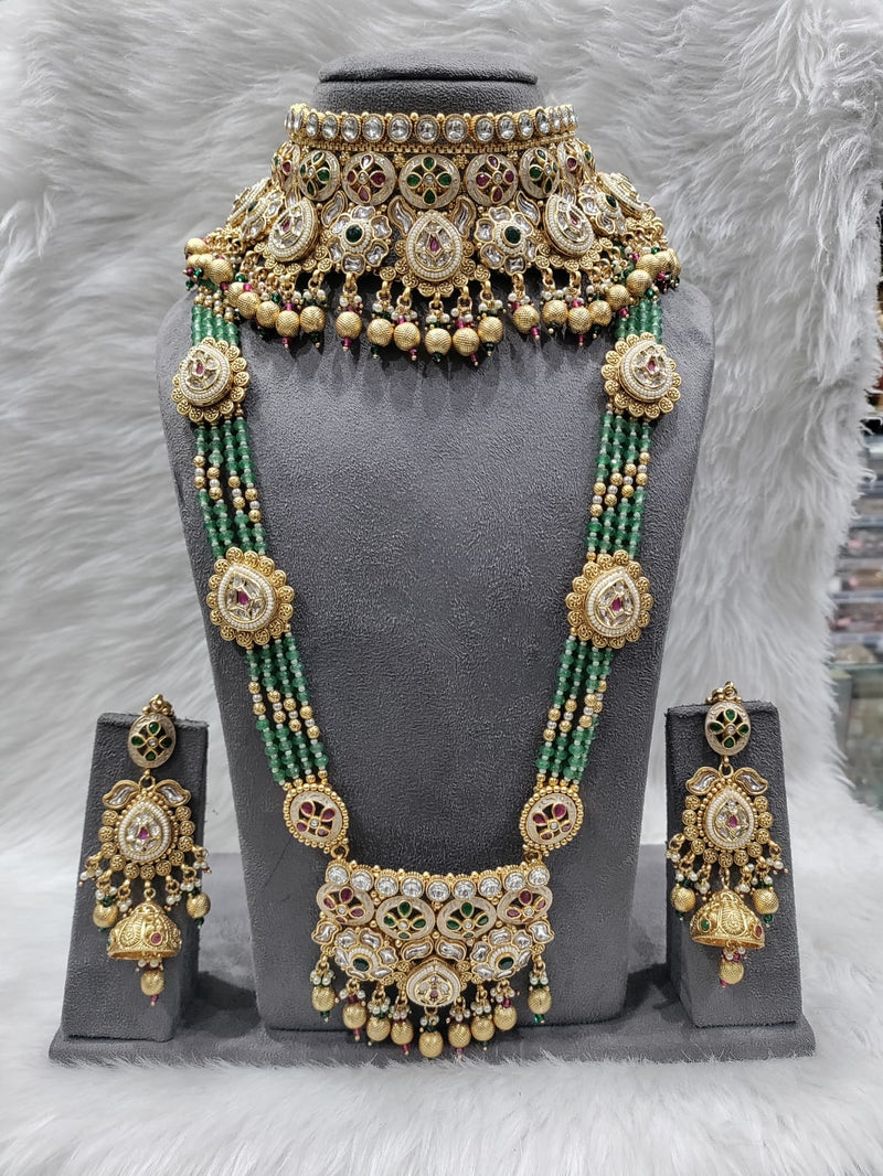 KUNDAN TRADITIONAL BRIDAL NECKLACE SET