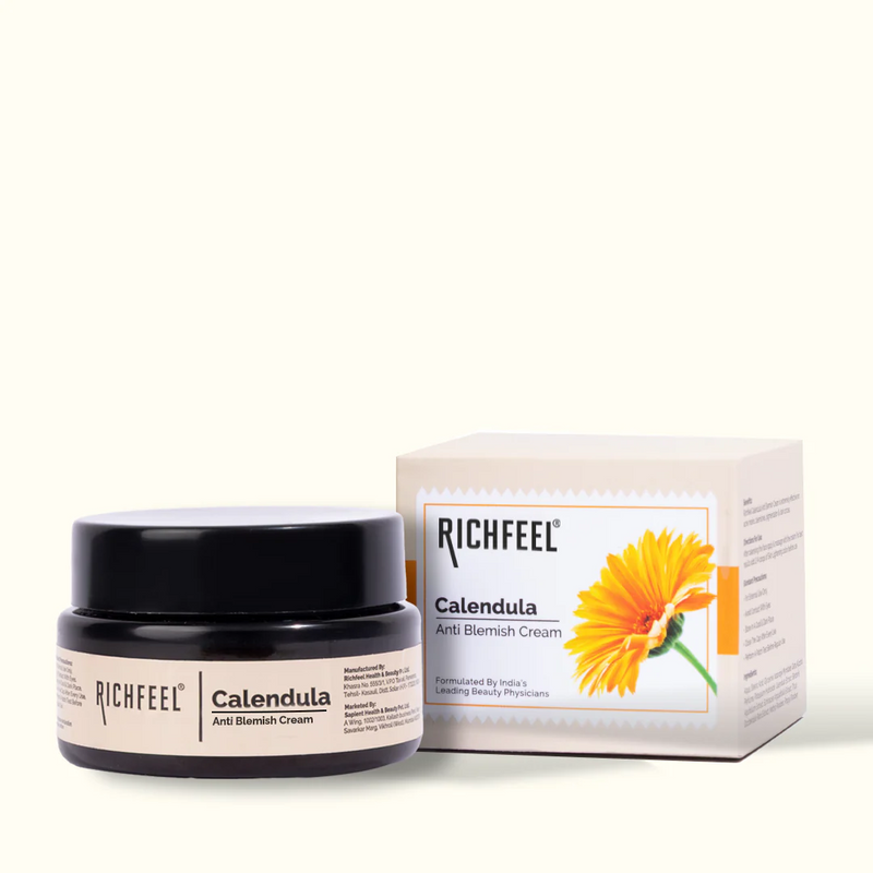RICHFEEL NATURAL CALENDULA ANTI BLEMISH CREAM 50G