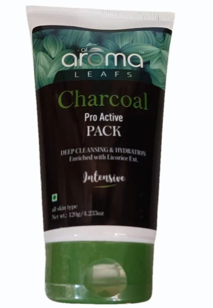AROMA LEAFS CHARCOAL PRO ACTIVE PACK DEEP CLEASING & HYDRATION 120G